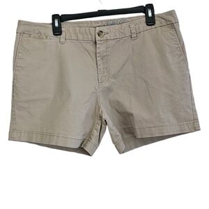 Faded Glory Tan-Khaki Chino Bermuda Shorts 16